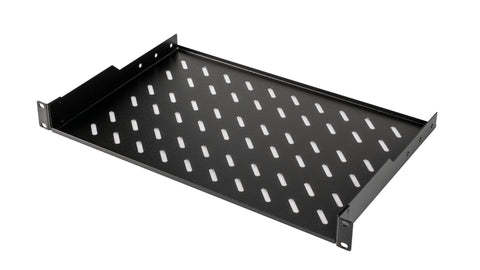 Tavă fixă, 1U, 30 Kg, D300, negru RAL 9005