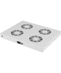 Placă 19” cu 4 ventilatoare, 1U, termostat digital, RAL7035