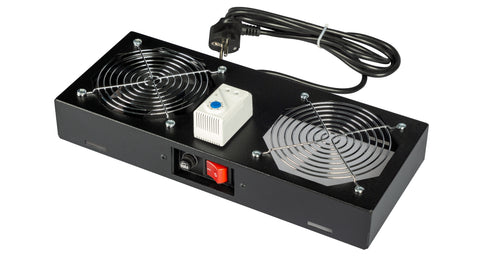 Unitate de tavan, 1 ventilator, analogic, negru RAL 9005