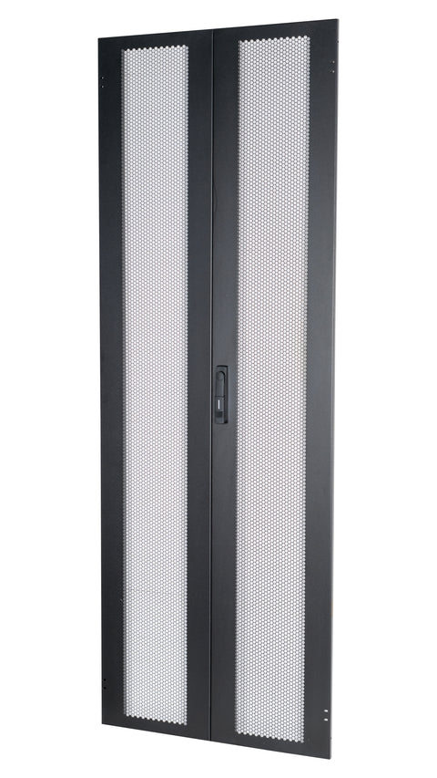 Ușă dublă metal perforată 80% pentru DT 42U, W=800, negru