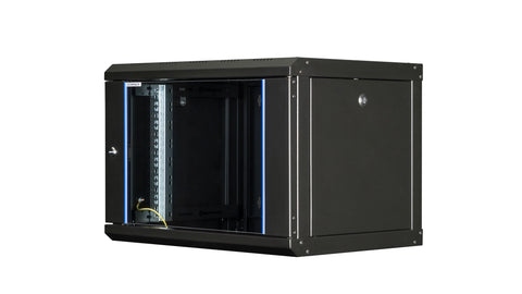 Dulap de perete DTW, 7U H=423 x W=600 x D=450, 19", negru