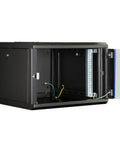 Dulap de perete DTW, 7U H=423 x W=600 x D=600, 19", negru