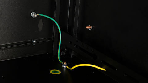 Dulap de perete DTW, 7U H=423 x W=600 x D=600, 19", negru