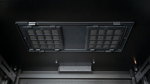 Dulap de perete DTW, 12U H=646 x W=600 x D=450, 19", negru