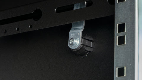 Dulap de perete DTW, 12U H=646 x W=600 x D=450, 19", negru