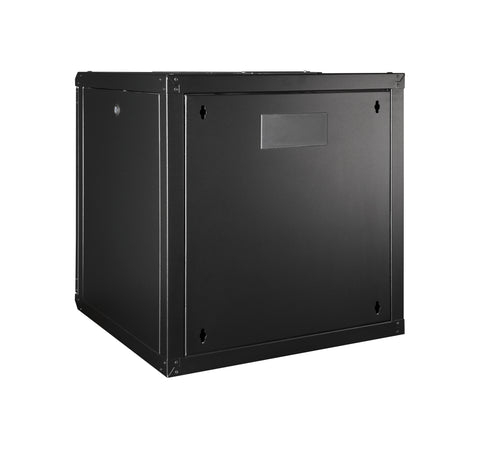 Dulap de perete DTW, 12U H=646 x W=600 x D=600, 19", negru