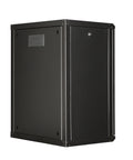Dulap de perete DTW, 16U H=824 x W=600 x D=450, 19", negru