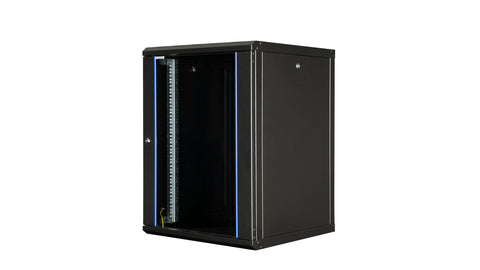 Dulap de perete DTW, 16U H=824 x W=600 x D=600, 19", negru