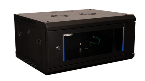 Dulap de perete DTWH, 4U H=290 x W=600 x D=450, 19" ngr