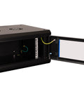 Dulap de perete DTWH, 4U H=290 x W=600 x D=450, 19" ngr