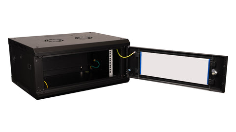 Dulap de perete DTWH, 4U H=290 x W=600 x D=450, 19" ngr