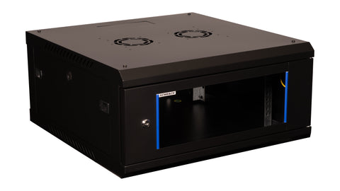 Dulap de perete DTWH, 4U H=290 x W=600 x D=600, 19" ngr