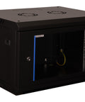 Dulap de perete DTWH, 6U H=378 x W=600 x D=450, 19" ngr