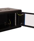 Dulap de perete DTWH, 6U H=378 x W=600 x D=450, 19" ngr