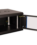 Dulap de perete DTWH, 6U H=378 x W=600 x D=600, 19" ngr