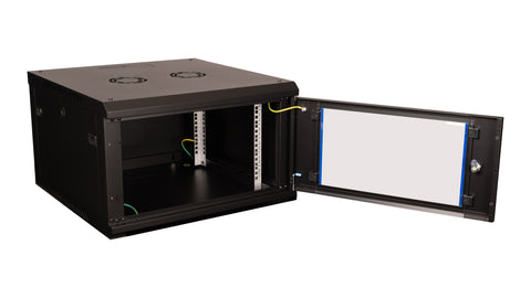 Dulap de perete DTWH, 6U H=378 x W=600 x D=600, 19" ngr