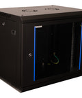 Dulap de perete DTWH, 09U H=512 x W=600 x D=450, 19" ngr