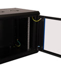 Dulap de perete DTWH, 09U H=512 x W=600 x D=450, 19" ngr