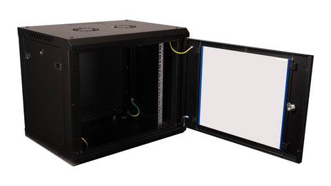 Dulap de perete DTWH, 09U H=512 x W=600 x D=450, 19" ngr