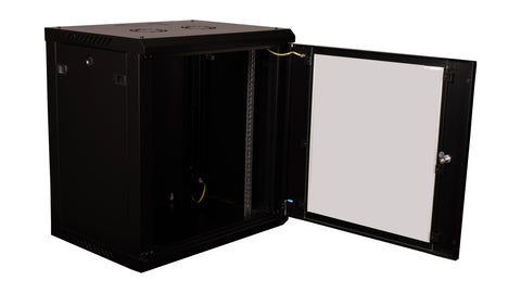 Dulap de perete DTWH, 12U H=646 x W=600 x D=450, 19" ngr