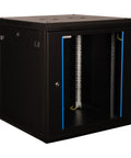 Dulap de perete DTWH, 12U H=646 x W=600 x D=600, 19" ngr