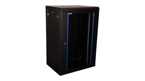 Dulap de perete DTWH, 18U H=912 x W=600 x D=450, 19" ngr