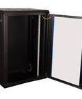 Dulap de perete DTWH, 18U H=912 x W=600 x D=450, 19" ngr