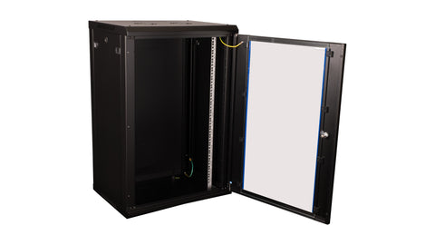 Dulap de perete DTWH, 18U H=912 x W=600 x D=450, 19" ngr