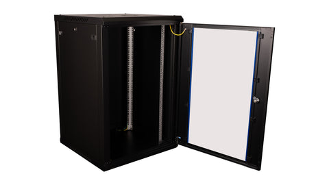 Dulap de perete DTWH, 18U H=912 x W=600 x D=600, 19" ngr
