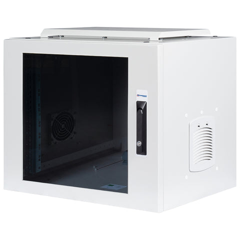 Dulap de perete usa sticla,IP55 Indoor,H529 W600 D450,19" 9U
