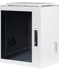 Dulap de perete usa sticla,IP55 Indoor,H663 W600 D450,19"12U