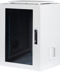 Dulap de perete usa sticla,IP55 Indoor,H841 W600 D450,19"16U