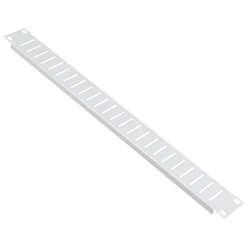 Panou orb 19", cu șurub, 1U, RAL7035, ventilat