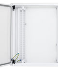 Cutie cabl.struct.DW4,3 rând,44xTOOLLESS,4x230V,RAL9003,plat