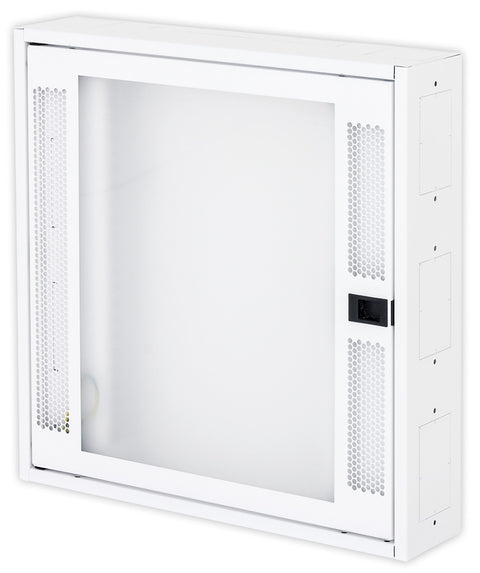 Cutie cabl.struct.DW4,3 rând,44xTOOLLESS,4x230V,RAL9003,plat