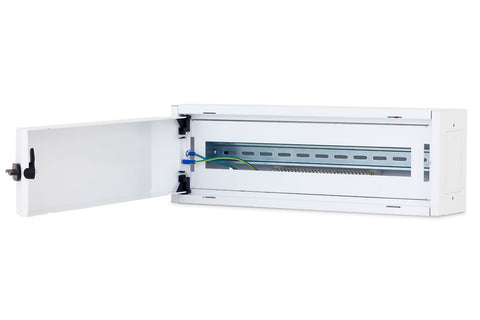 Cutie distribuţie DW4, 1 rând , 22 module , RAL9003