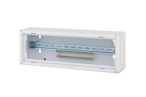Cutie distribuţie DW4, 1 rând , 22 module , RAL9003