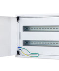 Cutie distribuţie DW4, 2 rânduri , 44 module , RAL9003