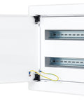 Cutie distribuţie DW4, 2 rânduri , 44 module , RAL9003, plat