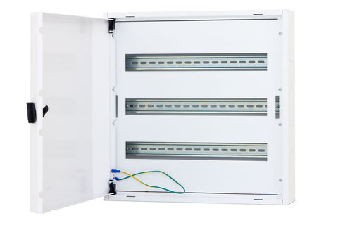 Cutie distribuţie DW4, 3 rânduri , 66 module , RAL9003