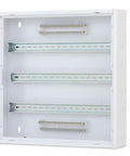 Cutie distribuţie DW4, 3 rânduri , 66 module , RAL9003, plat