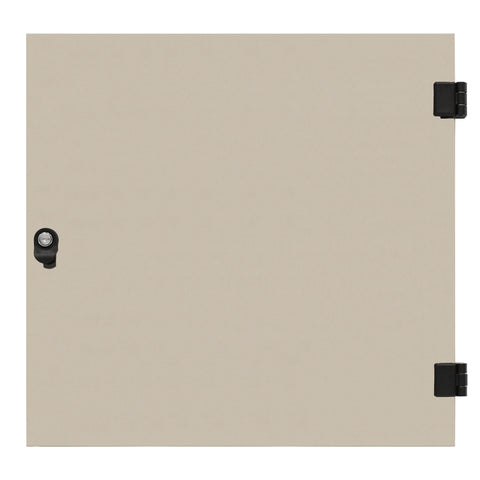 Uşă integral din sticlă pentru dulap DW 4U, 600mm, RAL7035