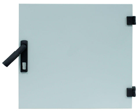 Uşă metalică pt dulap DW 9U, 600mm, RAL7035, fără broască