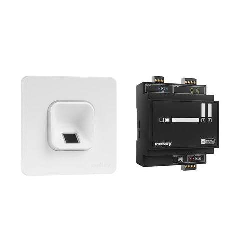 ekey xLine Fingerscan-Set, flush-mounted, white