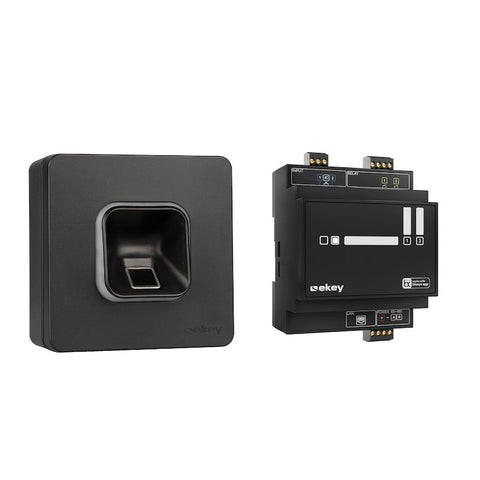 ekey xLine Fingerscan-Set, surface-mounted, black