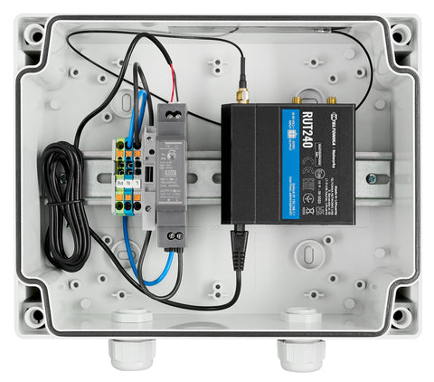 External modem box with RUT240