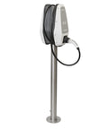 Stâlp de montaj pentru 2 x i-CHARGE CION, INOX