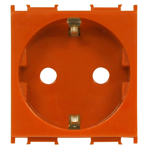 Insert priză cu protecţie mărită, 16A, cleme cu şurub,orange