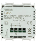 Insert priză de încărcare USB 5V 1A 2M, alb