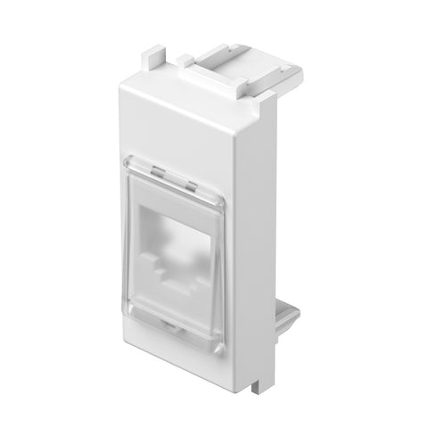 Capac protecţie la praf pentru modul toolless RJ45, 1M, alb